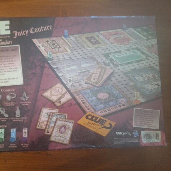 Clue Juicy Couture Crimes Board Game Hasbro 2009 Limited Edition Sealed - NIB - Picture 4 of 4